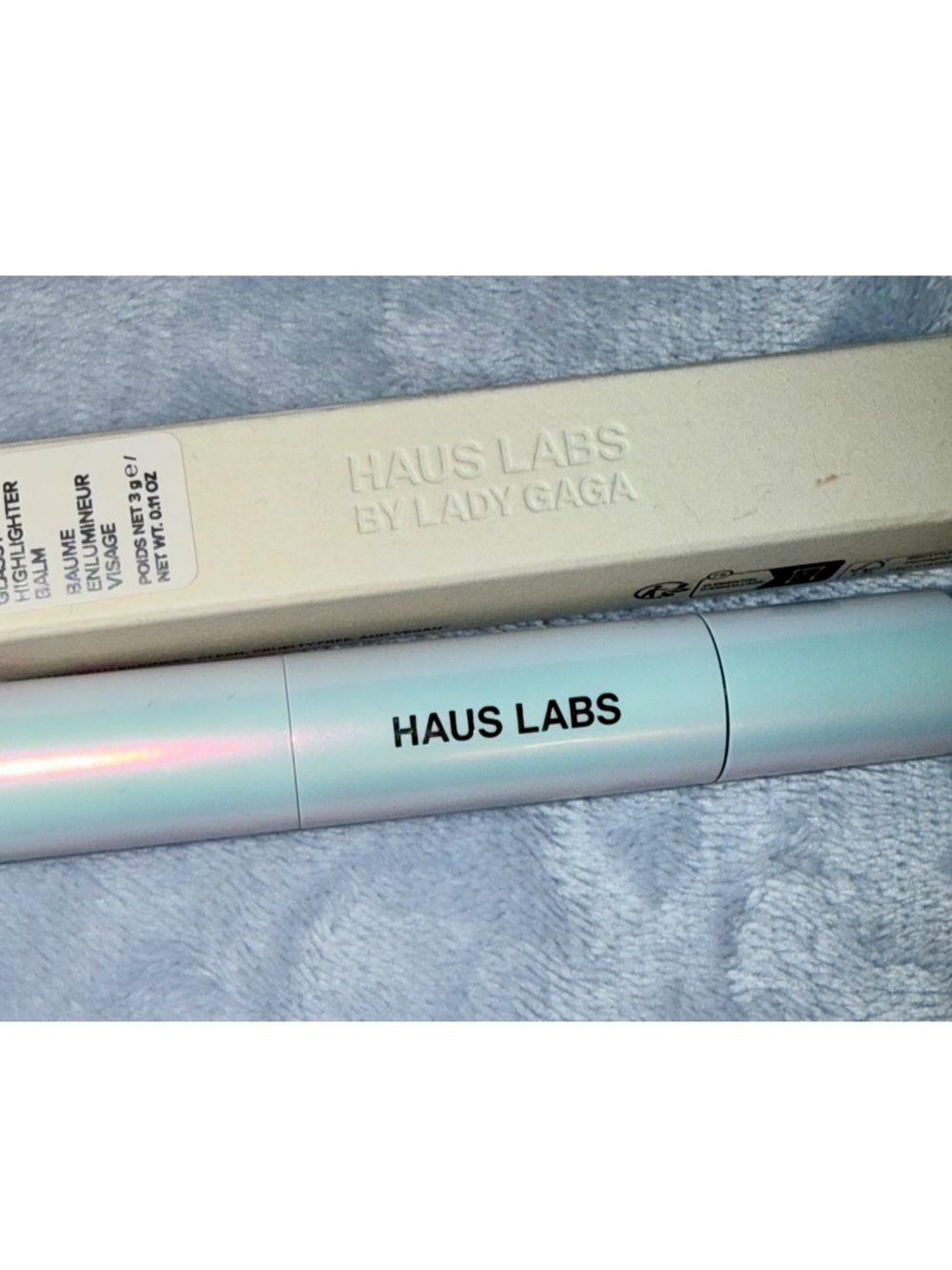 Haus Labs By Lady Gaga highlighter color PURE GLASS NIB